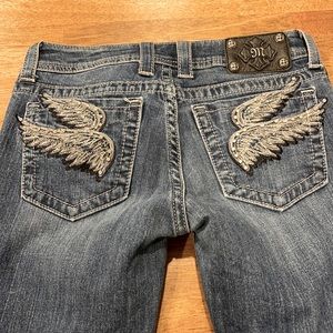 Miss Me boot cut jeans. Sz 28